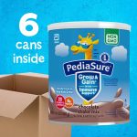 PediaSure Grow & Gain with Immune Support Shake Mix Powder,Kids Shake,23 Vitamins and Minerals,6g Protein,Helps Kids Catch Up On Growth,Non-GMO,Gluten-No,Chocolate,14.1-oz Can,3 Cans—24 Servings - Image 9